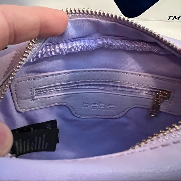 Bebe Hazel Rhinestone Crossbody Bag - Lilac (NWT) - Picture 7 of 7